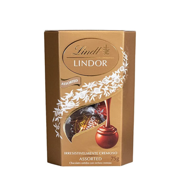 BOMBONS LINDT LINDOR SORTIDOS 75G